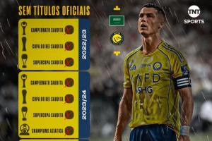 俱乐部冠军荒！C罗自加盟胜利后，3年13项官方正式赛事均未夺冠