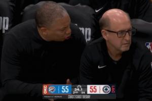 不想鸟你！卢胡乱挑战 范甘迪扭头疑似不满